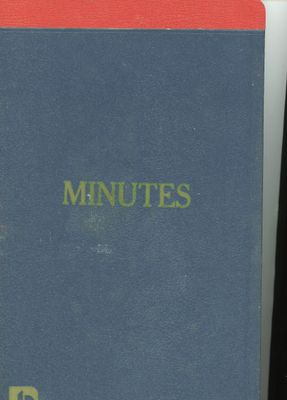 Northern Star WI Evening Auxiliary Minute Book 1971-72