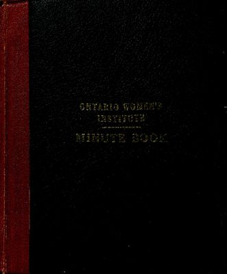 Red Rock WI Minute Book, 1949-1953