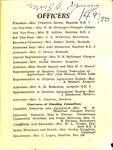 Renfrew South District WI Programs, 1949-50
