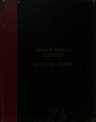 Shenston WI Minute Book, 1945-49