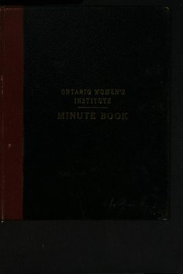 Shenston WI Minute Book, 1949-52