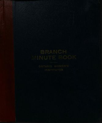 Sleeman WI Minute Book, 1917-19