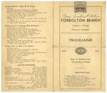 Torbolton WI Program Book 1939-40