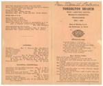 Torbolton WI Program Book 1954-55