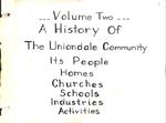 Uniondale WI Tweedsmuir Community History, Volume 2, 1954-86