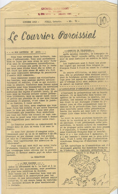 Le Courrier Paroissial 70 (71)