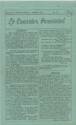 Le Courrier Paroissial 72