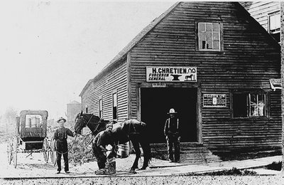 Forge shop of H. Chretien, Forgeron General