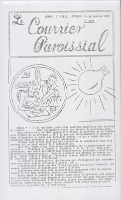 Le Courrier Paroissial 7, 14 janvier 1950