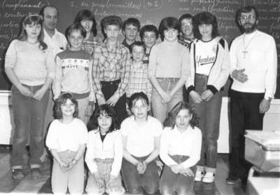 0135. École Ste-Marie à Field, ON, 1981-82 / Ste-Marie School, Field, ON – 1981-82