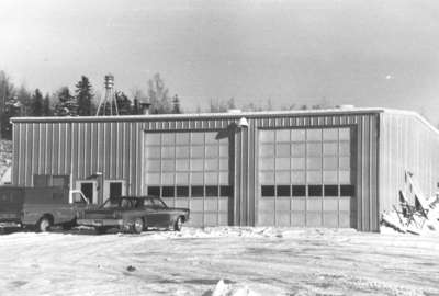 Garage municipal de Field, ON, construit en 1968 / Field, ON, Municipal garage built in 1968