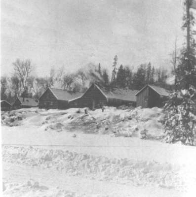 Camp de bûcherons à Field, ON / Lumber camp in Field, ON