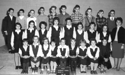 École St-Joseph à Field, ON, 1961-62 / St-Joseph School, Field, ON, 1961-62