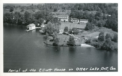 Aerial of the Elliott House