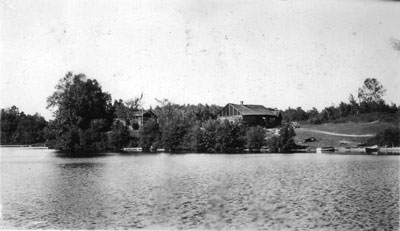 Camp Nigge-cu-bing from the lake, Two