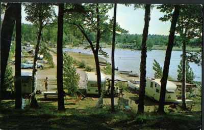 Provincial Park Camp Site Near Parry Sound