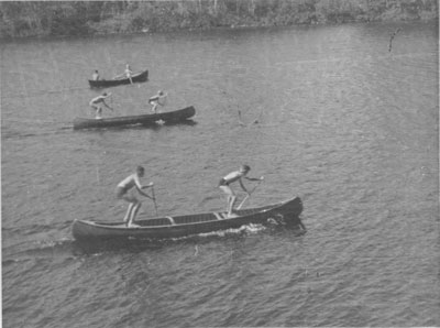 Standing Canoe Race