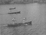 Standing Canoe Race