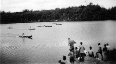 Standing Canoe Races.