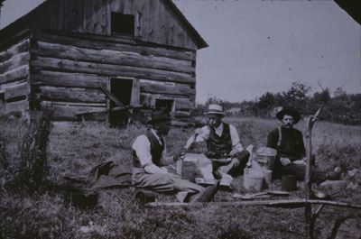 Luch at Porcupine Camp 1922