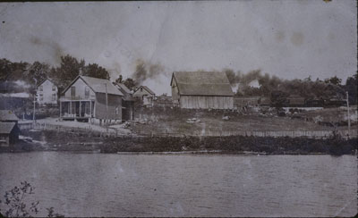 Rankin's Store & Houses on Rankin Lake.