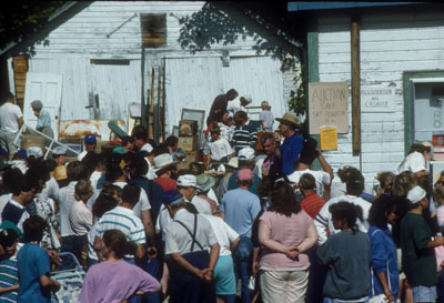 Auction at Deyette's Store