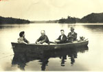 Early boating on Crane lake