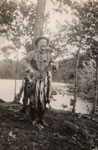 Kap Kydd, 1920's with a real catch