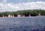 Sailboat race on Crane Lake