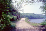 The curve next to Portage Lake.