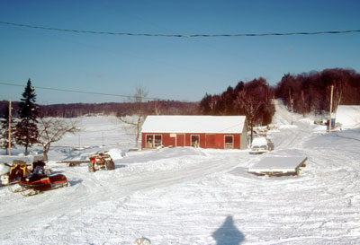 First mechanic's shop at Crane Lake Marina