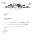 Township Letter to Steve Sanderson