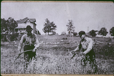 Harry and Ernest McGown at Peak's House