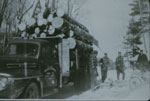 Load of Logs ready to go to the Mill