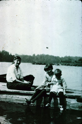 Sitting on a dock