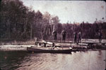 Driving Logs on Otter Lake