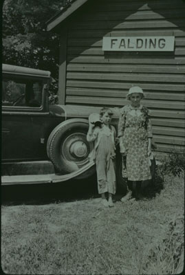 Mrs. McNaught at Falding Station