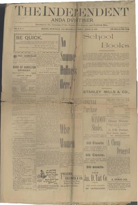 Grimsby Independent, 29 Aug 1895