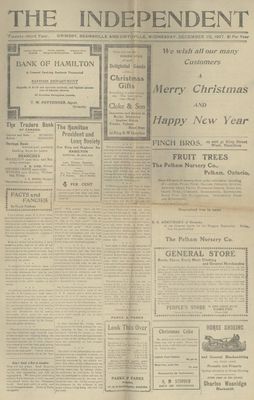 Grimsby Independent, 25 Dec 1907