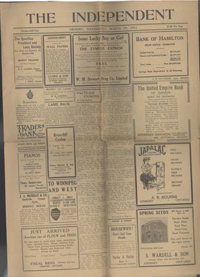 Grimsby Independent, 25 Mar 1911