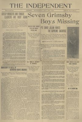 Grimsby Independent, 25 Oct 1916