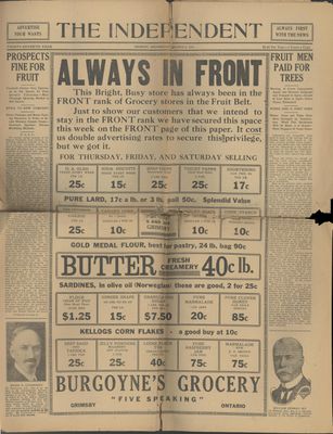 Grimsby Independent, 8 Mar 1922