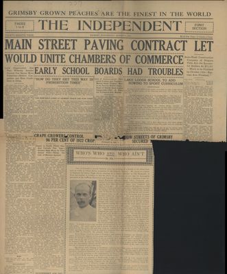 Grimsby Independent, 9 Aug 1922