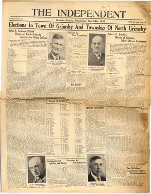 Grimsby Independent, 24 Dec 1930