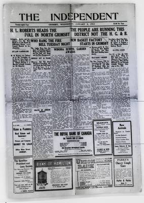 Grimsby Independent, 8 Jan 1913