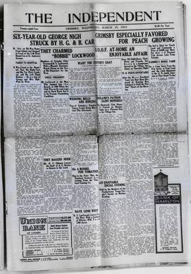 Grimsby Independent, 19 Mar 1913