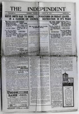 Grimsby Independent, 26 Mar 1913