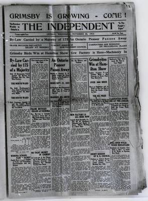 Grimsby Independent, 26 Nov 1913