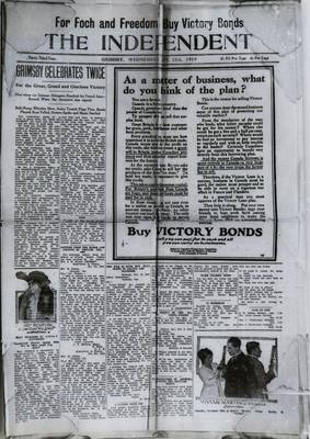 Grimsby Independent, 13 Nov 1918