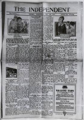 Grimsby Independent, 4 Dec 1918